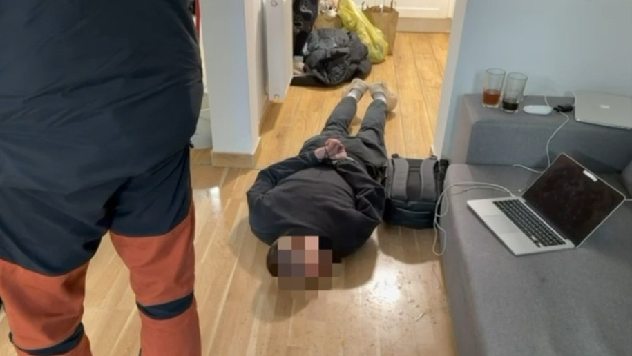 Jeden z zatrzymanych mężczyzn /Policja