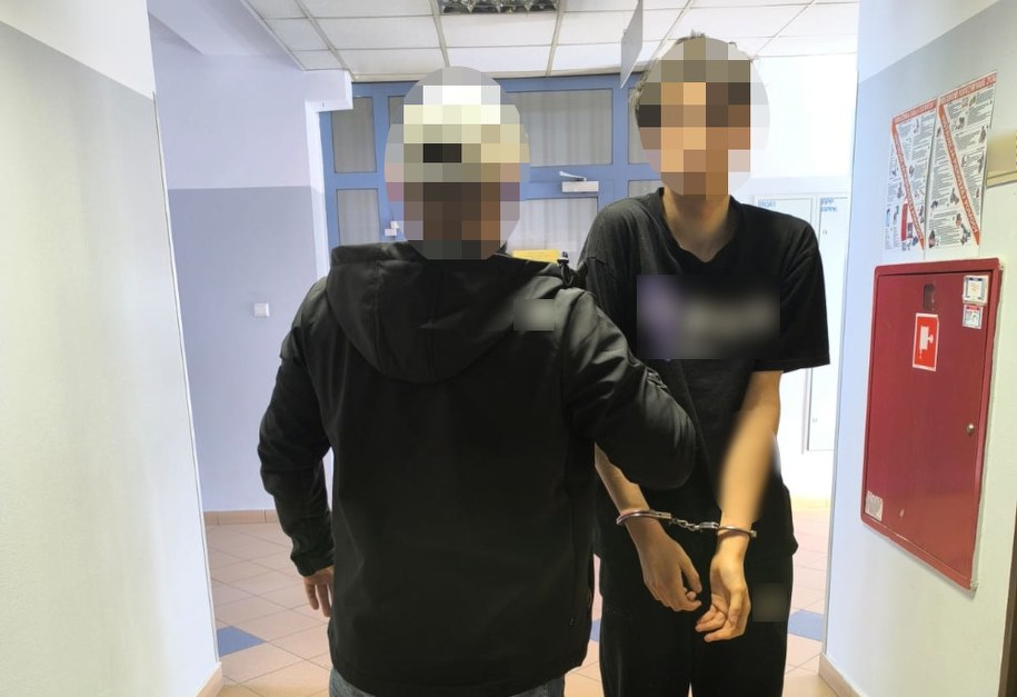 Jeden z zatrzymanych mężczyzn /Policja