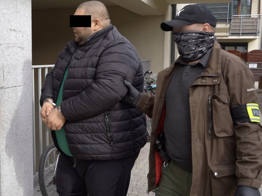 Jeden z zatrzymanych mężczyzn /Policja