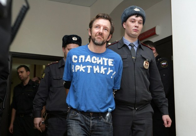 Jeden z zatrzymanych w Rosji ekologów z Greenpeace / 	IGOR PODGORNY / GREENPEACE / HANDOUT   /PAP/EPA