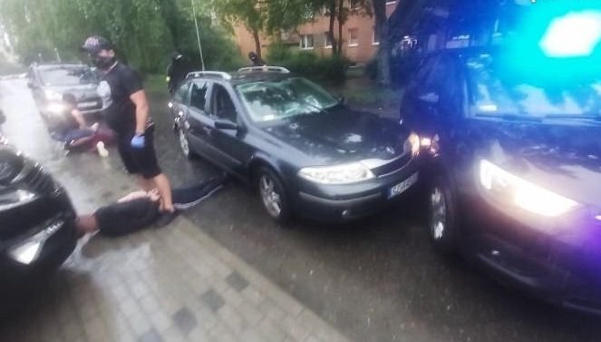 Jeden z zatrzymanych /Policja