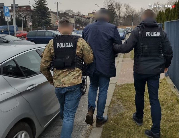 Jeden z zatrzymanych /Śląska policja /