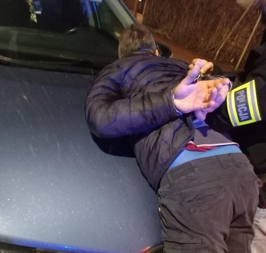 Jeden z zatrzymanych /KWP POZNAŃ /Policja