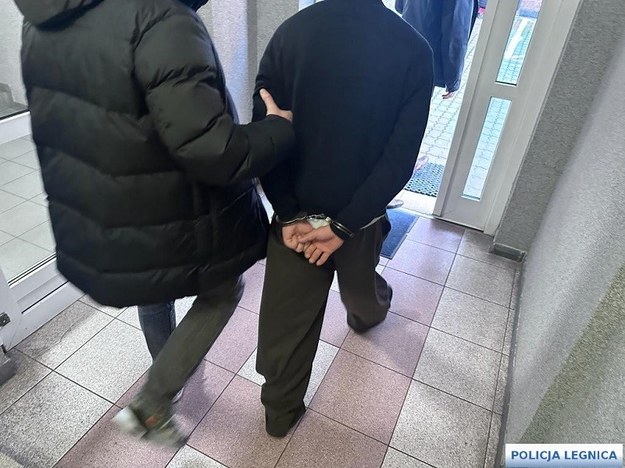 Jeden z zatrzymanych /KMP Legnica /Policja
