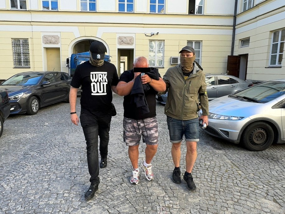 Jeden z zatrzymanych /Policja