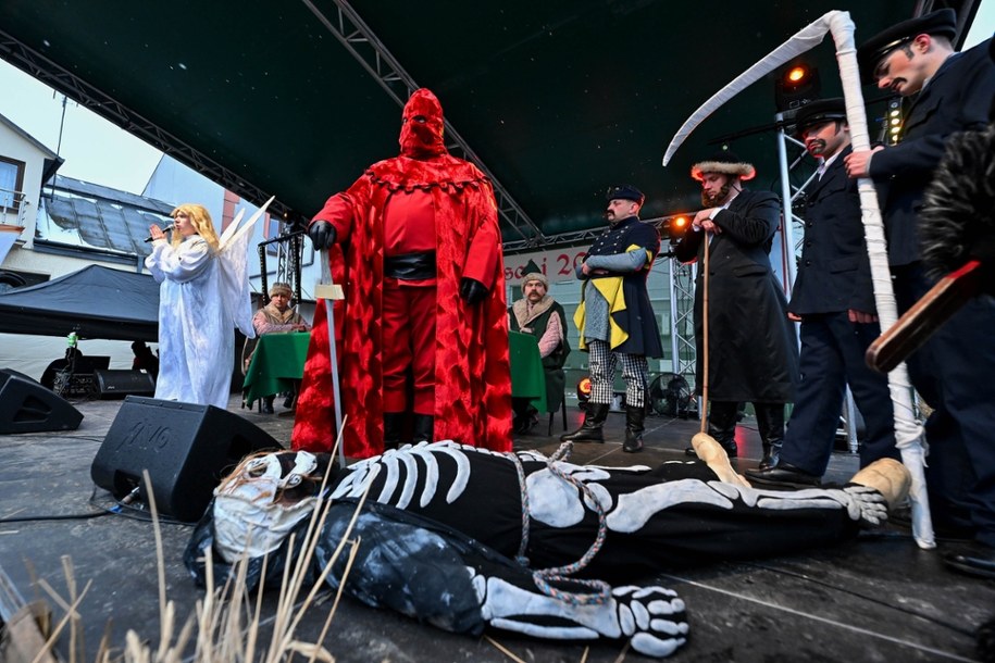 Jedlińsk. Tegoroczne widowisko Ścięcie Śmierci /Piotr Polak