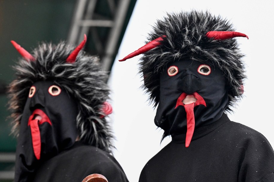 Jedlińsk. Tegoroczne widowisko Ścięcie Śmierci /Piotr Polak /PAP