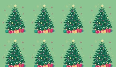 Jedna choinka różni się od pozostałych. Sprawdź swoją spostrzegawczość