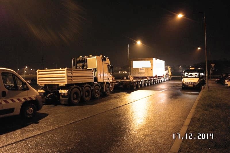 Jedna ciężarówka ładunek ciągnęła, a druga - pchała / Fot: ITD /Informacja prasowa