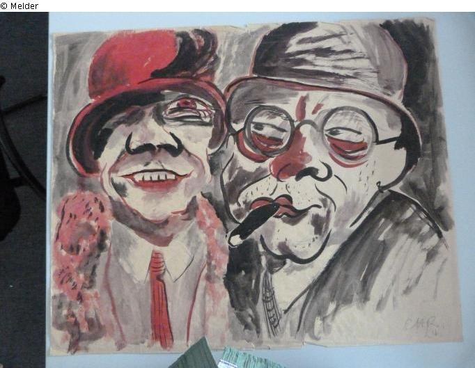 Jedna z 310 prac z kontrowersyjnej kolekcji dzieł sztuki Gurlitta /Staatsanwaltschaft Augsburg    /PAP/EPA