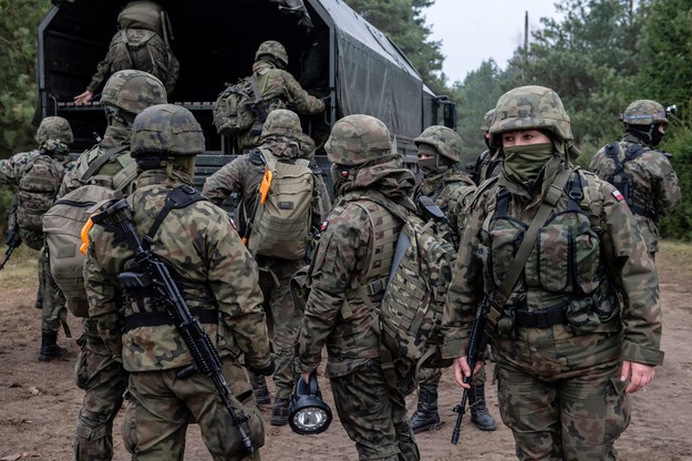 Jedna z baz wojskowych blisko granicy z Białorusią na archiwalnym zdjęciu /Wojtek Jargiło /PAP