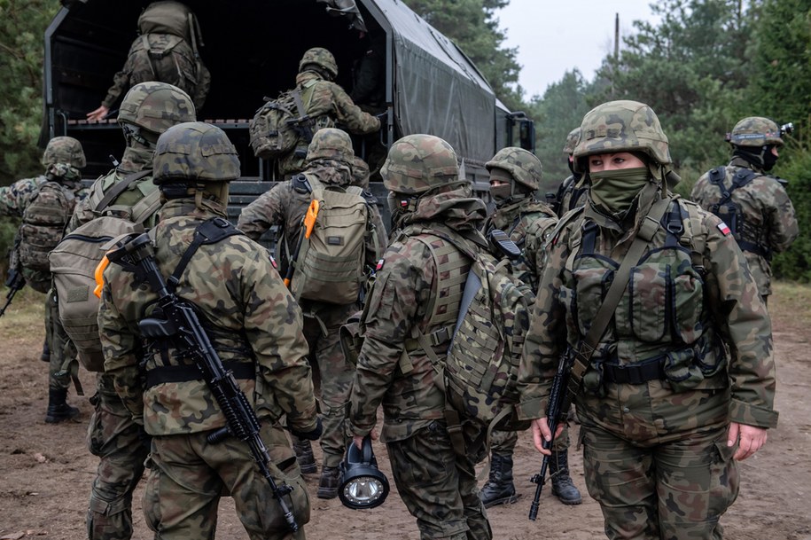 Jedna z baz wojskowych blisko granicy z Białorusią na archiwalnym zdjęciu /Wojtek Jargiło /PAP