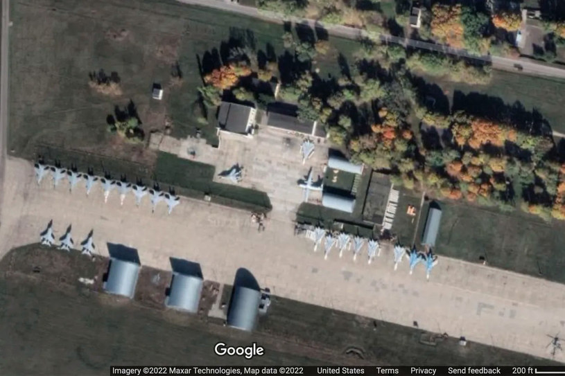 Jedna z baz wojskowych w Rosji widoczna na Mapach Google /Mapy Google /domena publiczna