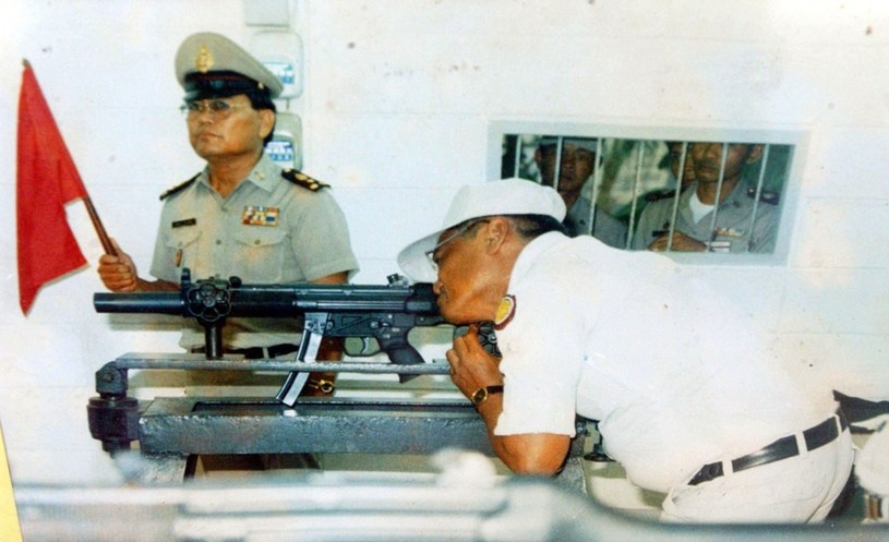 Jedna z egzekucji w Bangkwang. Śmierć poprzez rozstrzelanie /East News