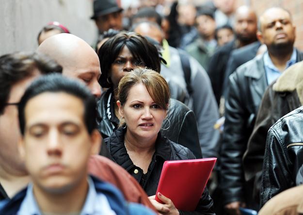 Jedną z głównych przyczyn wzrostu bezrobocia w USA jest pogłębiający się kryzys w Europie /AFP