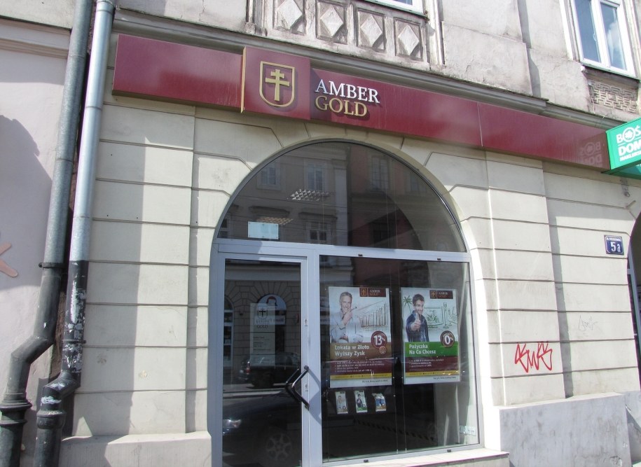 Jedna z krakowskich placówek Amber Gold na zdj. z 2012 r. /Jacek Skóra /Archiwum RMF FM