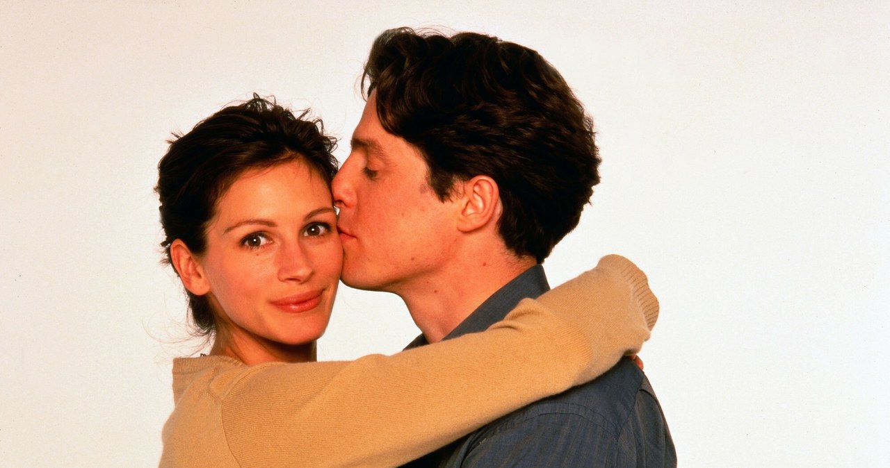 Jedna z najpiękniejszych filmowych par - Julia Roberts i Hugh Grant /Album Online /East News