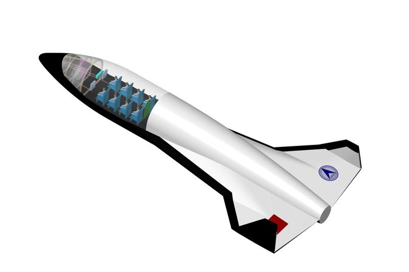 Jedna z nielicznych wizualizacji przedstawiająca projekt autonomicznego pojazdu kosmicznego, mogącego zabrać 20 pasażerów. Możliwe, że podobna maszyna wykonała 276-dniowy lot, choć są to spekulacje /@WestWhoSpace /Twitter