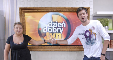 Jedna z par prowadzących "Dzień Dobry TVN" Dorota Wellman i Marcin Prokop / fot. Gałązka /AKPA