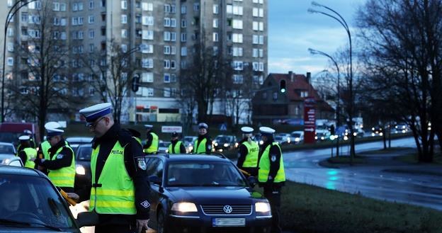 Jedna z policyjnych akcji pt: "Trzeźwy poranek" / Fot: Piotr Jedzura /Reporter