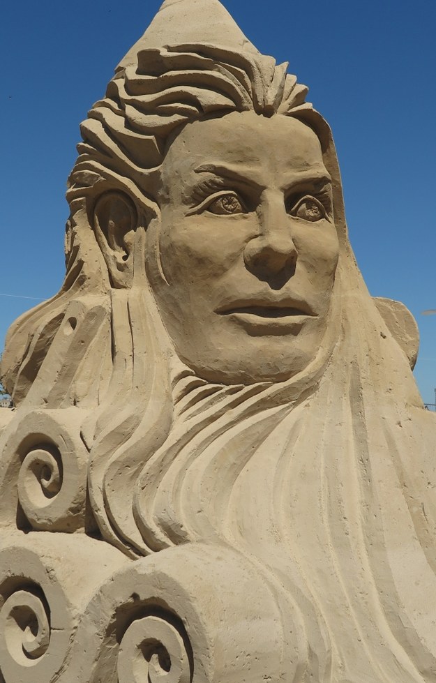 Jedna z rzeźb z piachu, którą można zobaczyć w czasie Dni Morza w Szczecinie /Aneta Łuczkowska /RMF FM