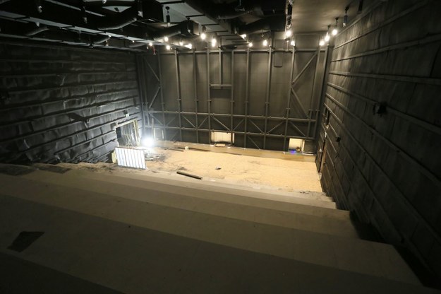 Jedna z sal kinowych Narodowego Centrum Kultury Filmowej EC1 w Łódź w budowie /NCKF w Łodzi /Materiały prasowe