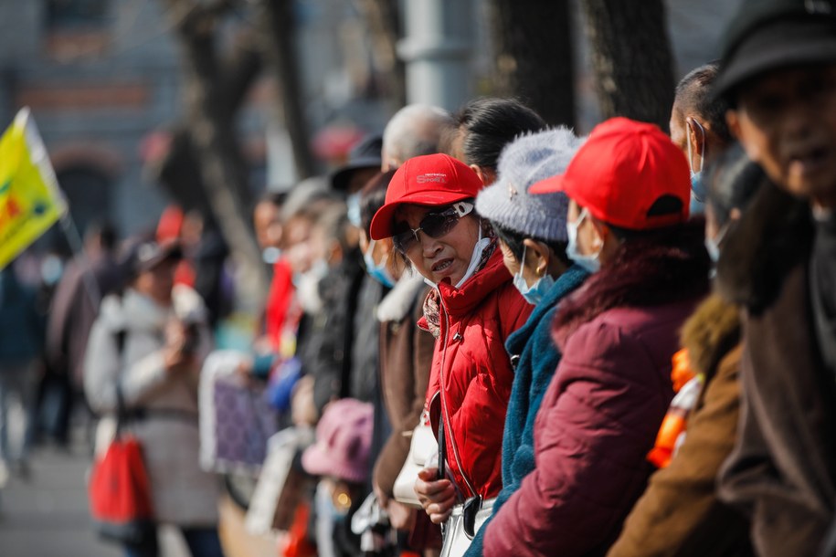 Jedna z ulic Pekinu /WU HAO  /PAP/EPA