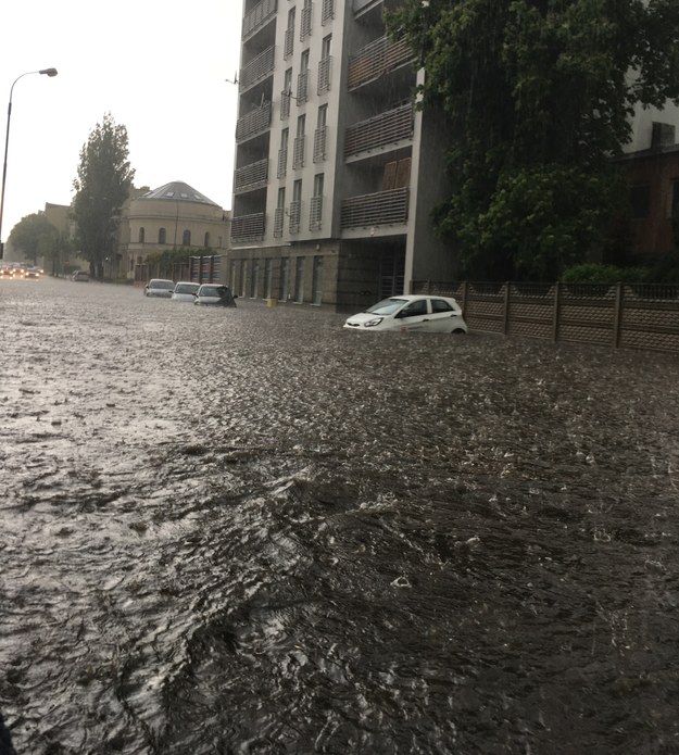 Jedna z ulic w Łodzi /Gorąca Linia RMF FM /Gorąca Linia RMF FM