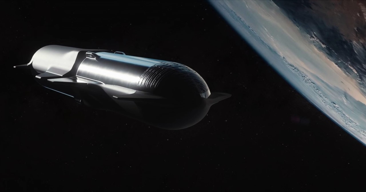 Jedna z wizji artsytycznych SpaceX, gdzie Starship jest tankowany na orbicie. /SpaceX /materiały prasowe