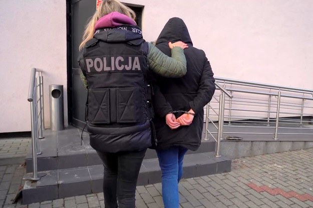 Jedna z zatrzymanych osób /Komenda Główna Policji /Policja