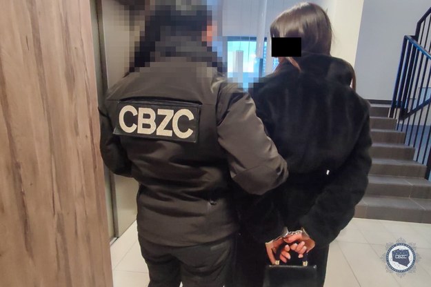 Jedna z zatrzymanych osób /CBZC /Policja