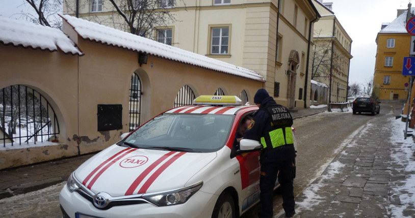 Jedna ze skontrolowanych taksówek / fot. Straż Miejska /Informacja prasowa