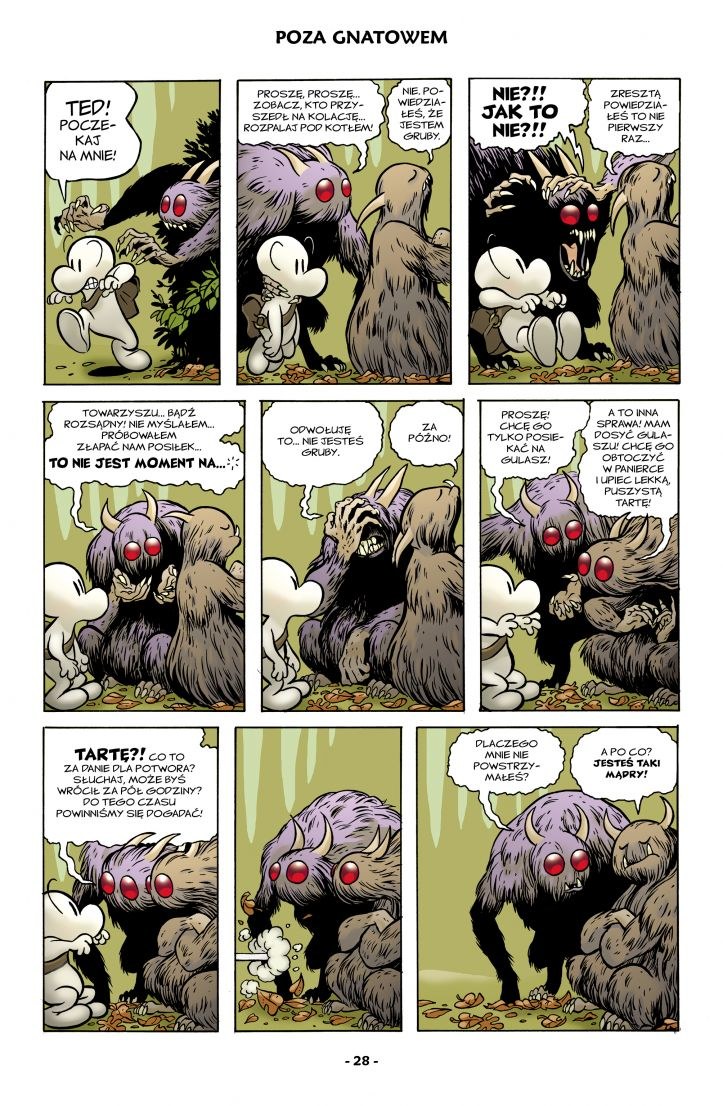 Jedna ze stron komiksu "Gnat" /materiały prasowe