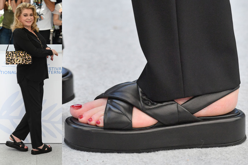 Jedna ze stylizacji Catherine Deneuve podczas Festiwalu Filmowego w Cannes /Getty Images