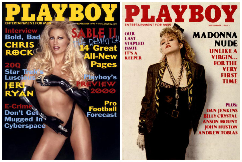 Jedne z historycznych okładek magazynu Playboy. Na okładkach nowych numerów z pewnością zabraknie słowa "nago" /Getty Images/Flash Press Media