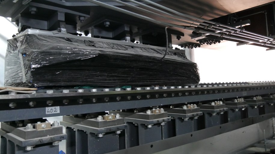 Jedno z łożysk hydrostatycznych ELT /Fot. Grzegorz Jasiński /RMF FM