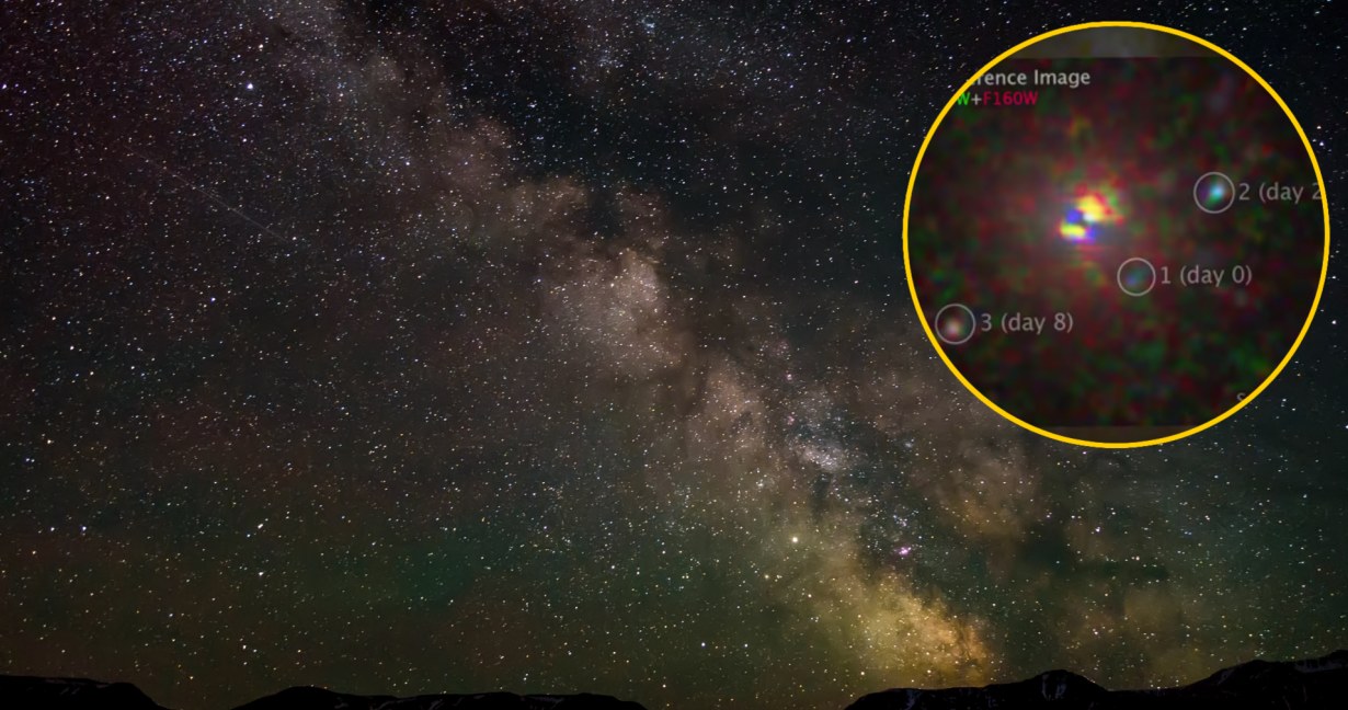 Jedno zdjęcie, trzy momenty życia supernowej. Niezwykłe odkrycie astronomów /123RF/PICSEL