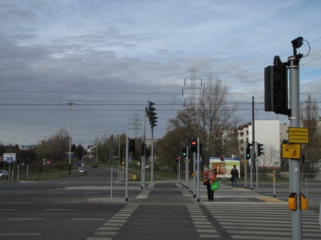 Jedno ze skrzyżowań, na których zamontowany jest rowerowy fotoradar /Agnieszka Wyderka /RMF FM