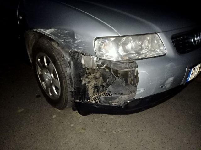 Jedno ze zniszczonych aut /Policja