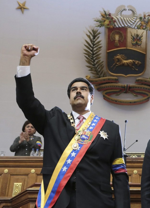 Jednym z kandydatów w wyborach prezydenckich będzie Nicolas Maduro /Venezuela's Presidency /PAP/EPA
