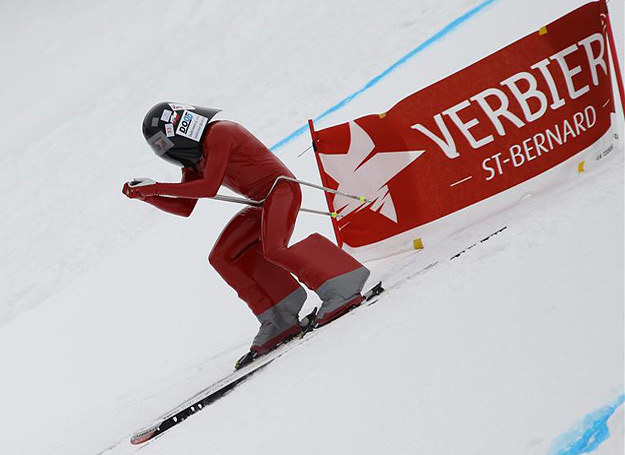 Jędrzej Dobrowolski podczas Finału Pucharu Świata Speed Ski 2010 /fot. Jędrzej Dobrowolski /