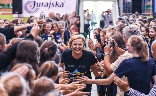 Jędrzejczak, Swoboda i Ennaoui na specjalnej lekcji wf w Sosnowcu