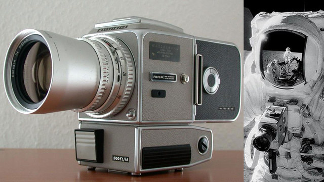 Jedyna ręczna kamera NASA jaka powróciła z Księżyca trafi na aukcję w Wiedniu. /Kosmonauta