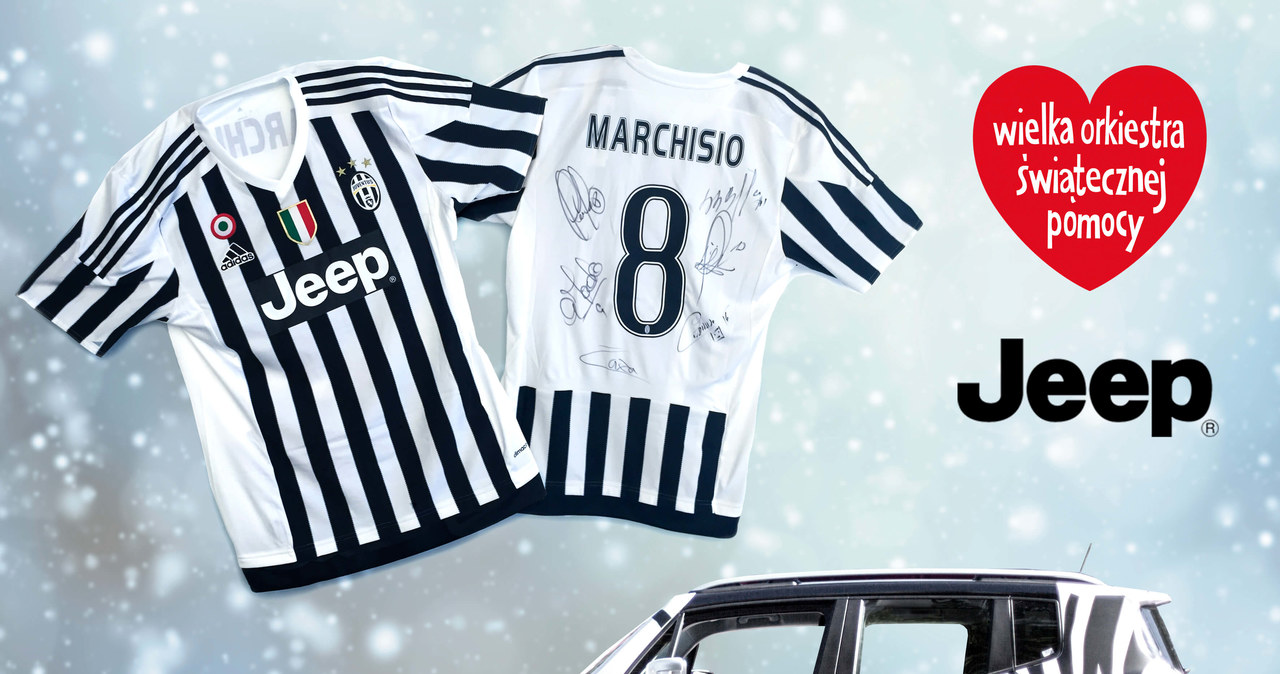 Jeep i Juventus dla WOŚP /Informacja prasowa