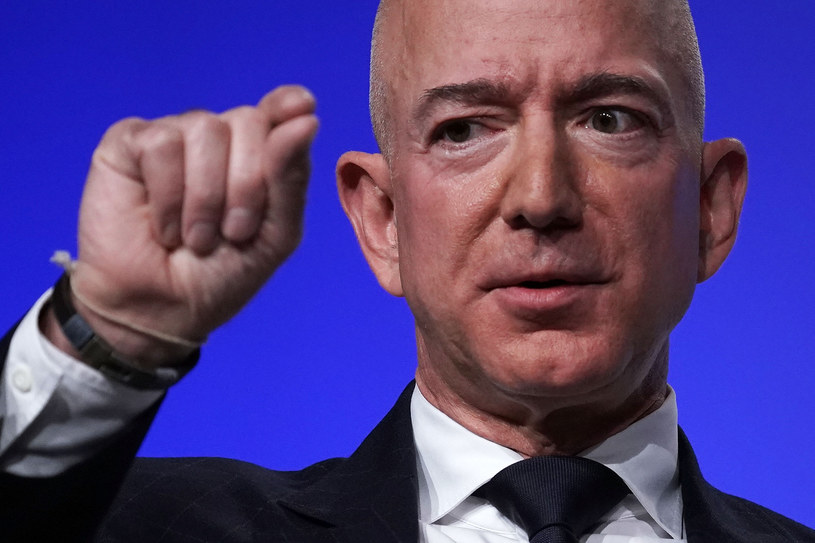 Jeff Bezos, b. prezes Amazona, założyciel Blue Origin, właściciel "The Washington Post". Światowa czołówka bogaczy /AFP