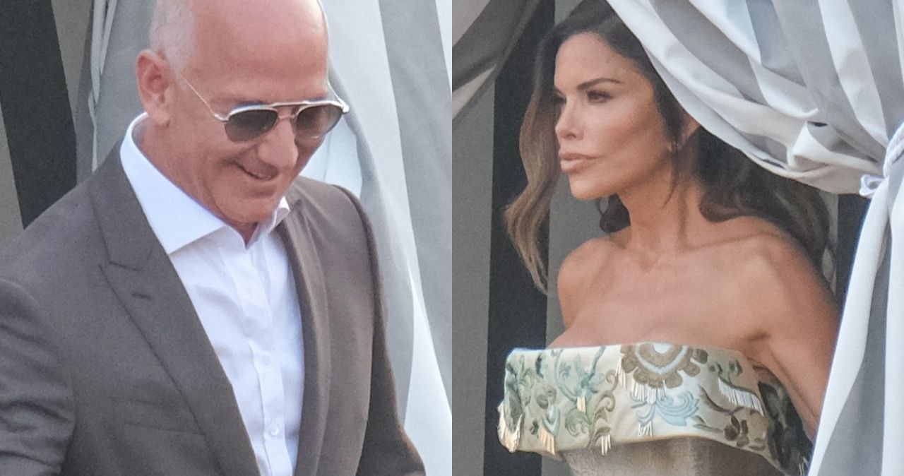 Jeff Bezos i Lauren Sanchez w Wenecji /Stefano Mazzola/GC Images /Getty Images
