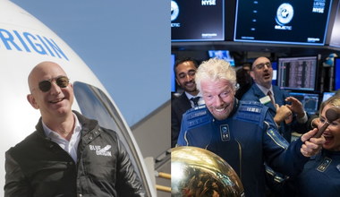 Jeff Bezos kontra kontra Richard Branson - kto wygra wyścig w kosmos?