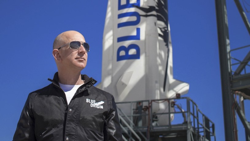 Jeff Bezos marzył o locie w kosmos od dziecka i stało się! /materiały prasowe