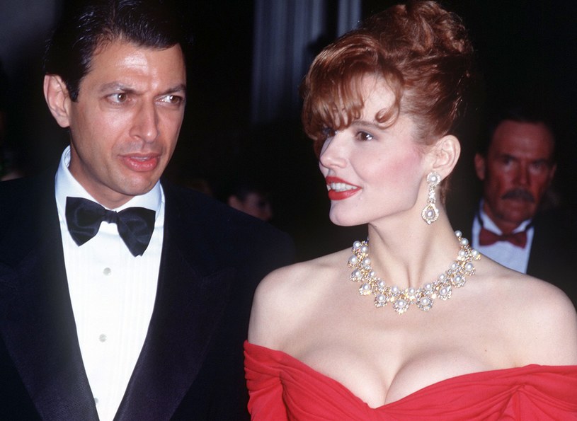 Jeff Goldblum i Geena Davis w 1990 roku /Kypros /Getty Images