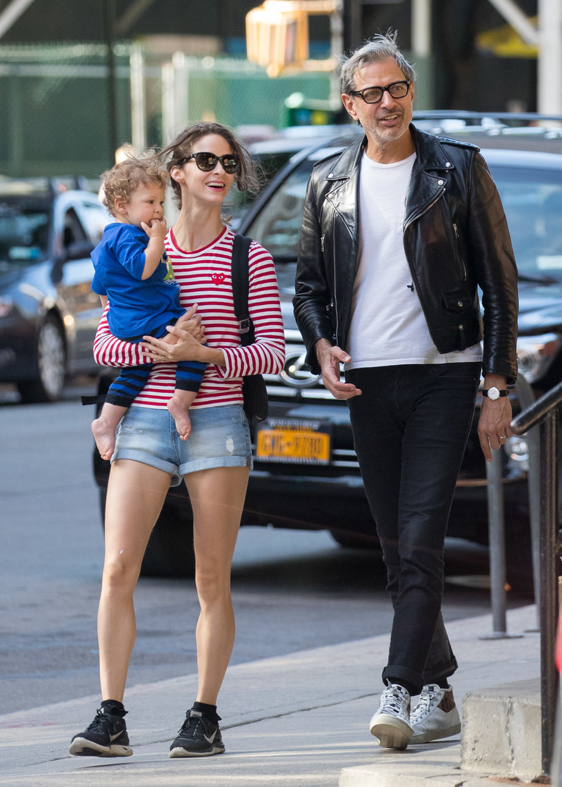Jeff Goldblum z żoną i synem w 2016 roku /Team GT/GC Images /Getty Images